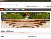 Tablet Screenshot of dblawnservices.com
